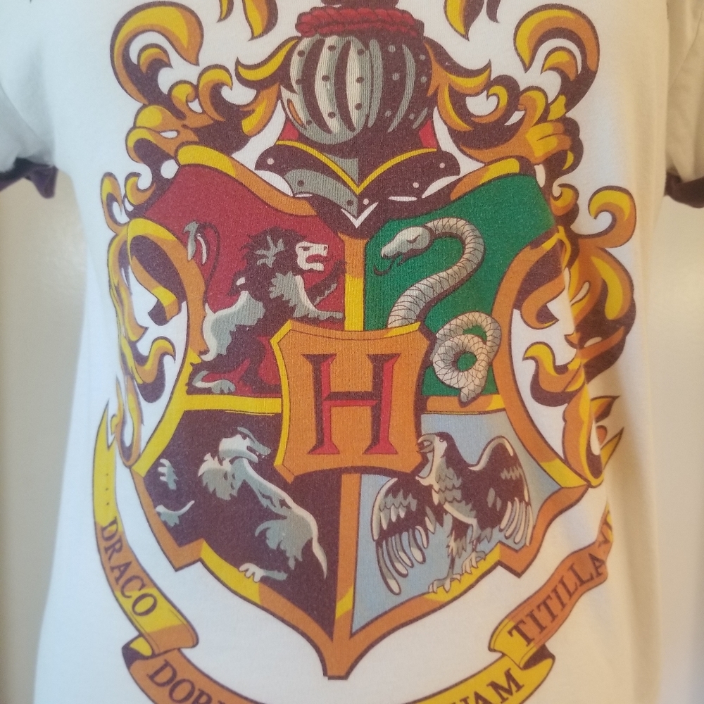 Harry Potter Hogwarts Witchcraft Wizardry T-Shirt - Picture 7 of 12